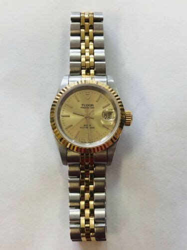 tudor rolex 92413 2 tone watch